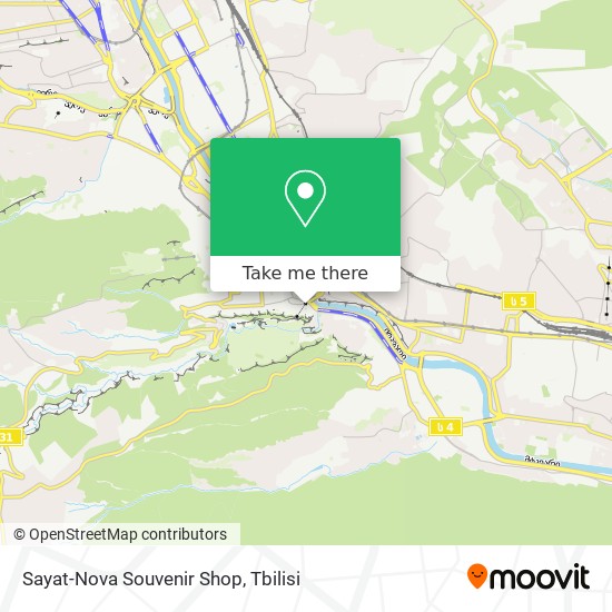 Карта Sayat-Nova Souvenir Shop