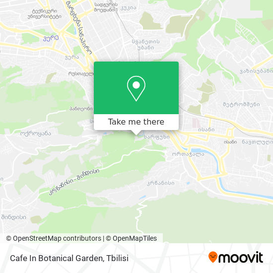 Cafe In Botanical Garden map