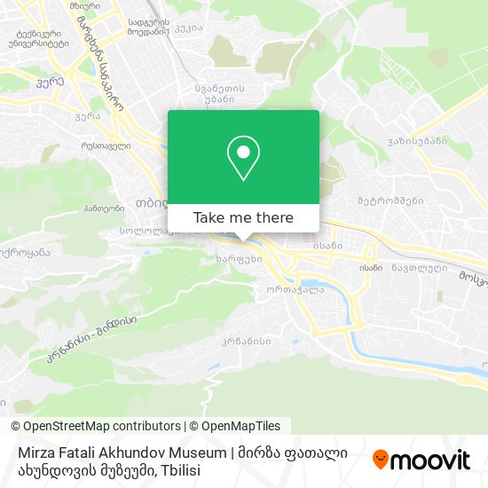 Mirza Fatali Akhundov Museum | მირზა ფათალი ახუნდოვის მუზეუმი map