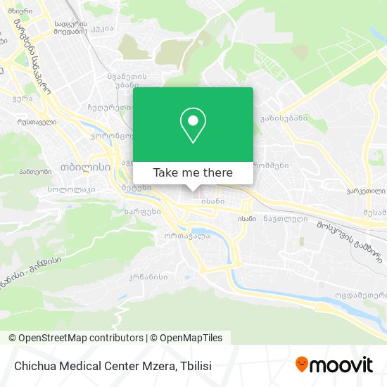 Chichua Medical Center Mzera map