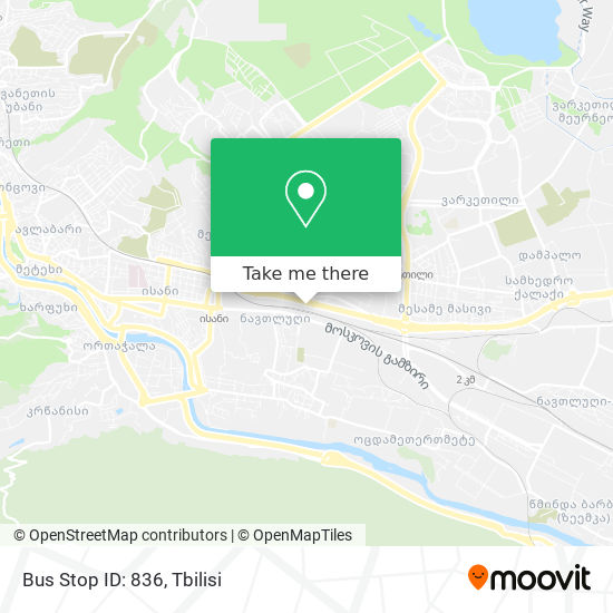 Bus Stop ID: 836 map