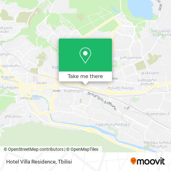 Hotel Villa Residence map