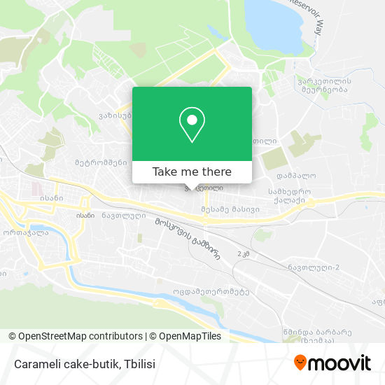 Carameli cake-butik map