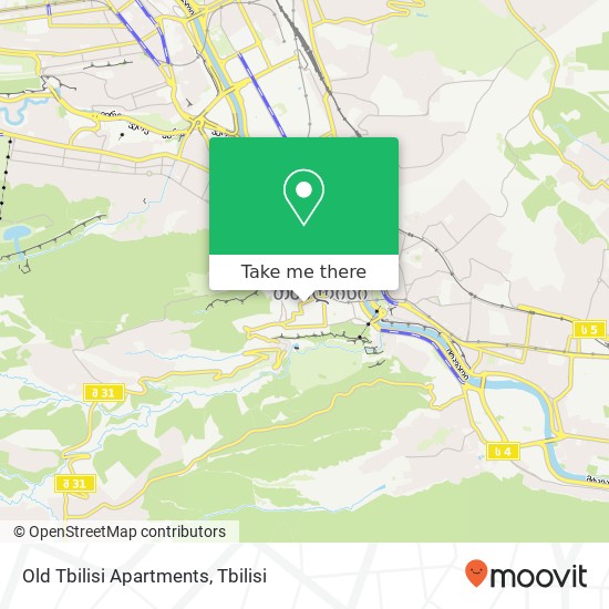 Old Tbilisi Apartments map