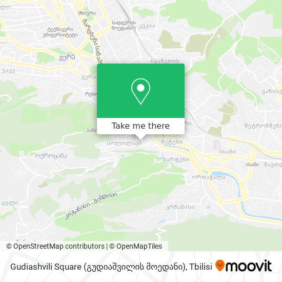 Карта Gudiashvili Square (გუდიაშვილის მოედანი)