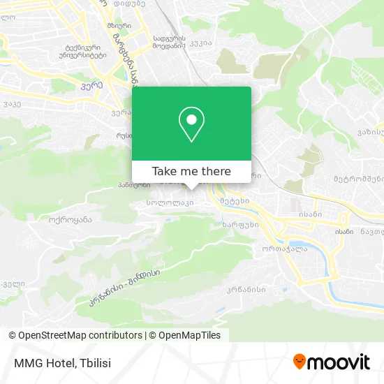 Карта MMG Hotel