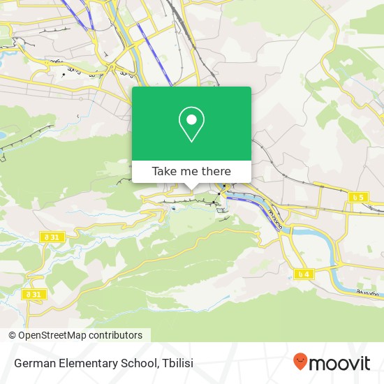 German Elementary School map