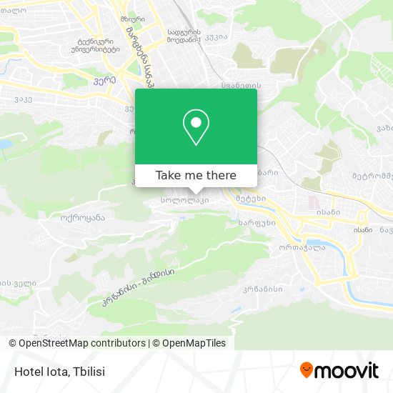 Hotel Iota map