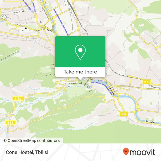 Cone Hostel map