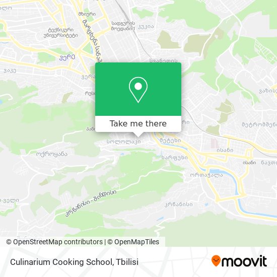 Culinarium Cooking School map