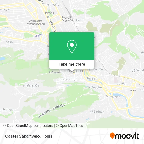 Карта Castel Sakartvelo