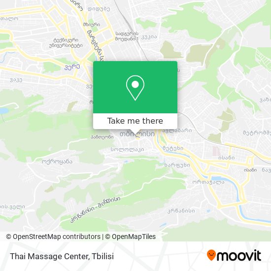 Thai Massage Center map