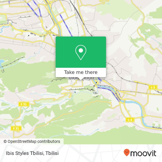 Ibis Styles Tbilisi map