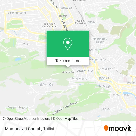 Mamadaviti Church map