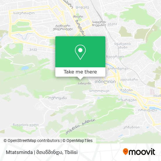 Карта Mtatsminda | მთაწმინდა