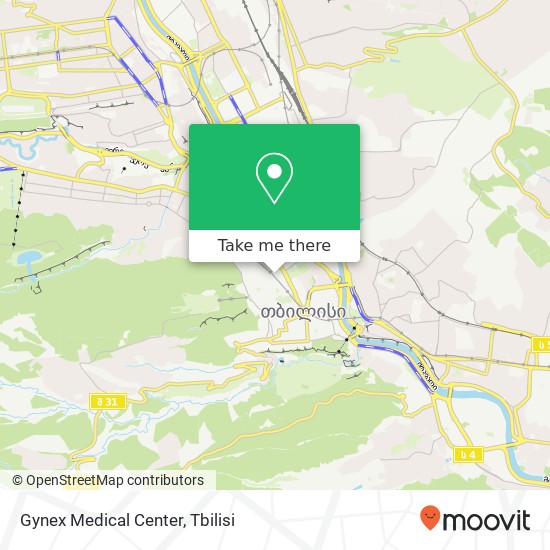 Карта Gynex Medical Center