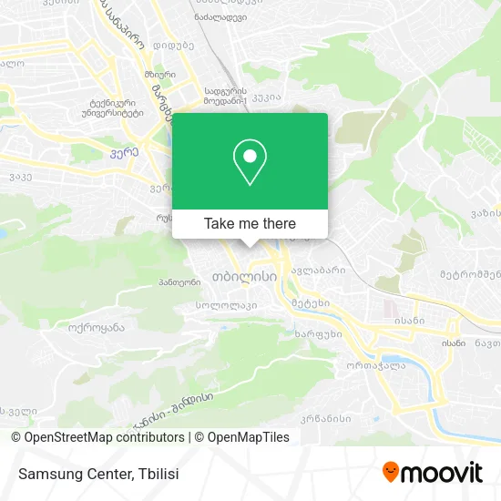 Карта Samsung Center