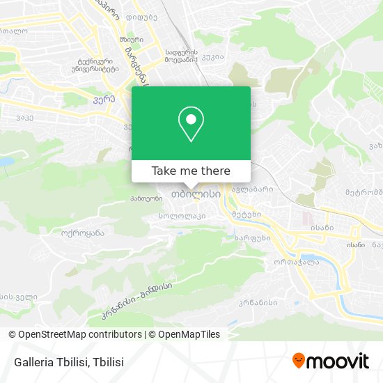 Карта Galleria Tbilisi
