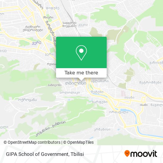 GIPA School of Government map