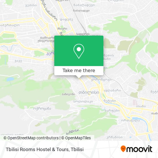 Карта Tbilisi Rooms Hostel & Tours