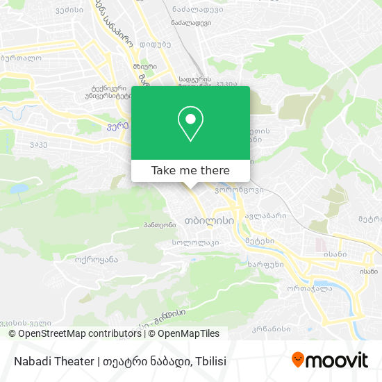 Nabadi Theater | თეატრი ნაბადი map