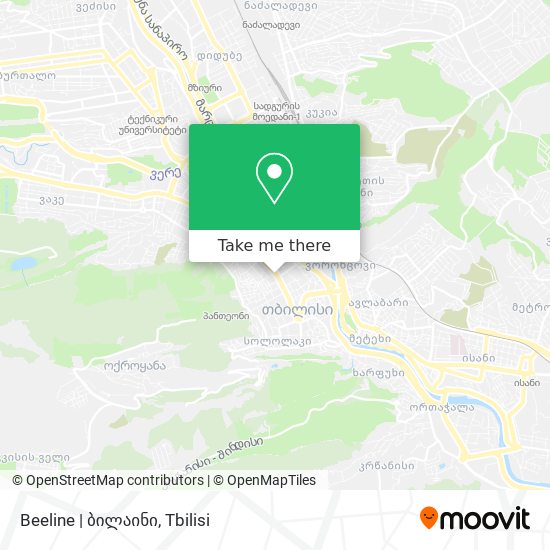 Beeline | ბილაინი map