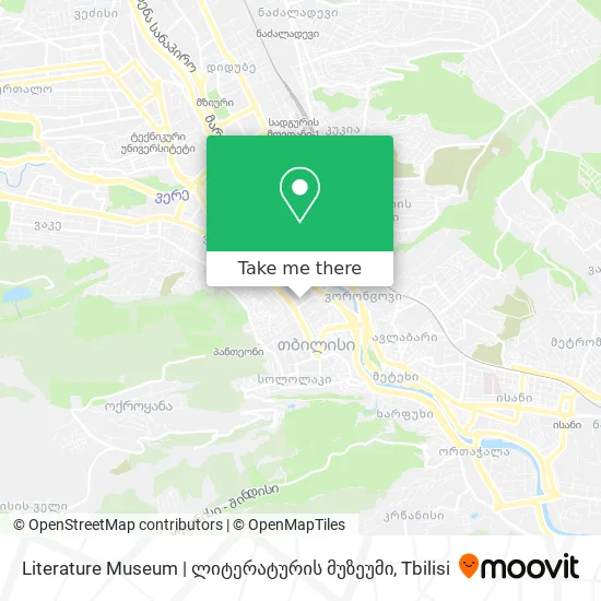 Literature Museum | ლიტერატურის მუზეუმი map