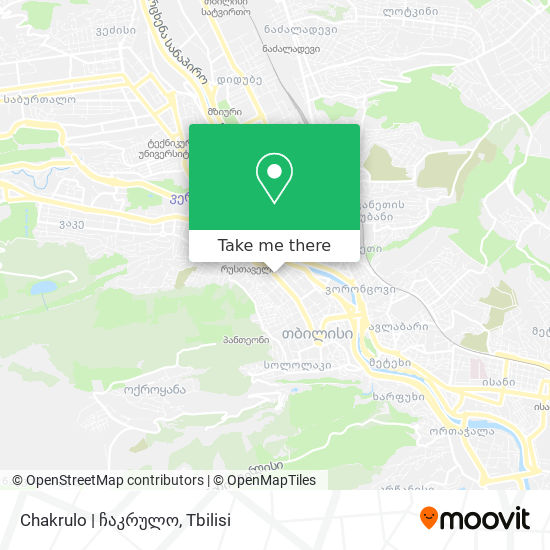 Chakrulo | ჩაკრულო map
