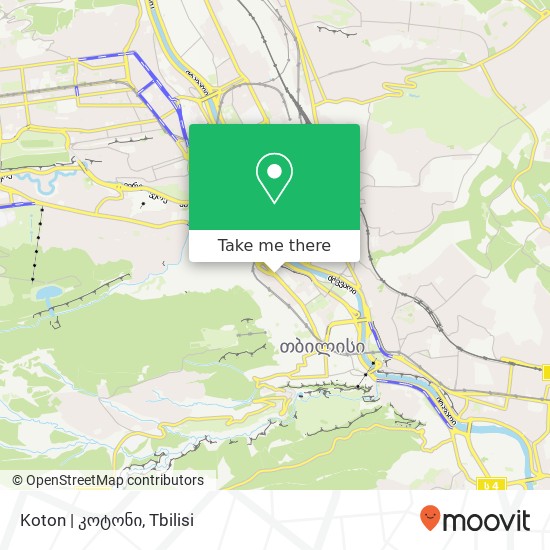 Карта Koton | კოტონი