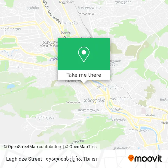 Laghidze Street | ლაღიძის ქუჩა map