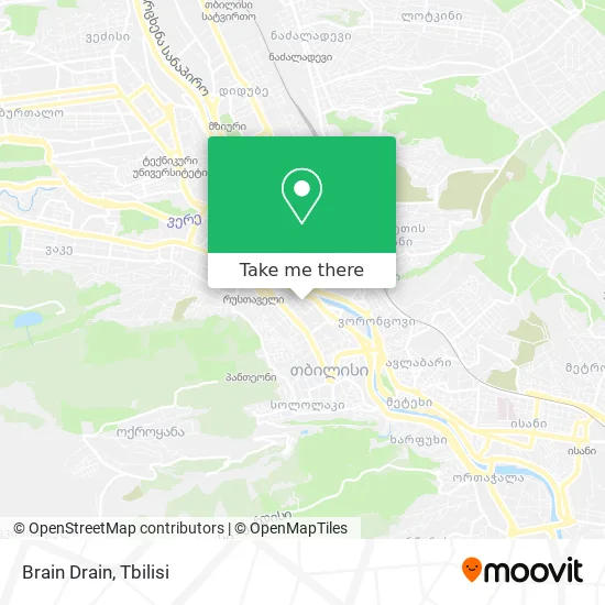 Карта Brain Drain