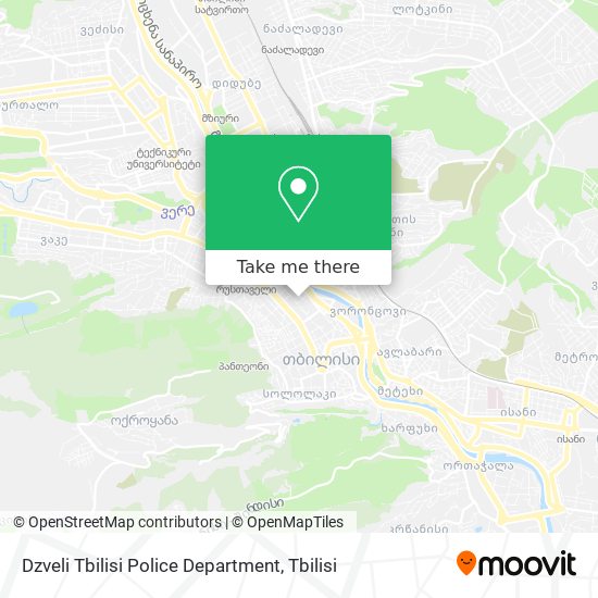 Dzveli Tbilisi Police Department map