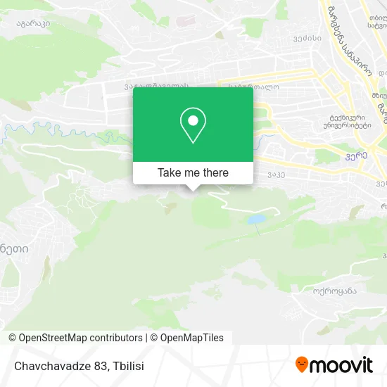Карта Chavchavadze 83