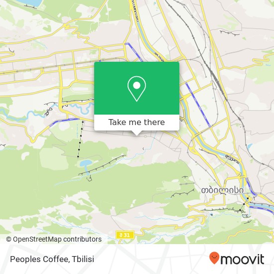 Peoples Coffee map