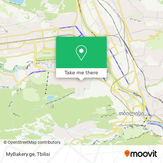 MyBakery.ge map