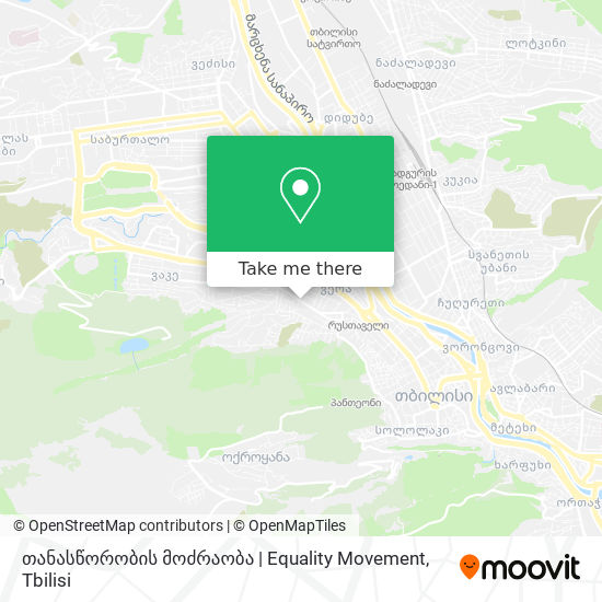 თანასწორობის მოძრაობა | Equality Movement map