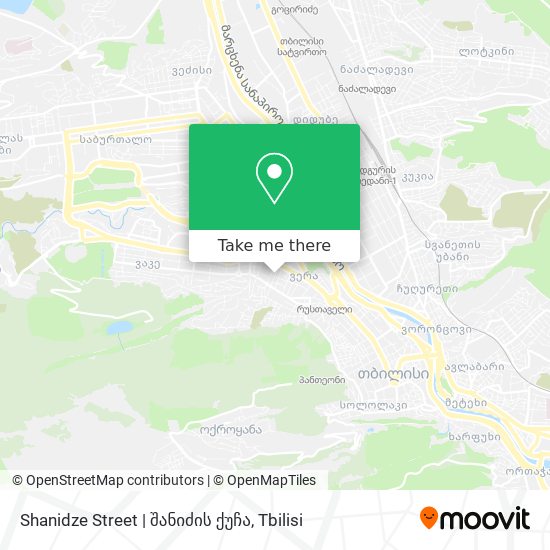 Shanidze Street | შანიძის ქუჩა map