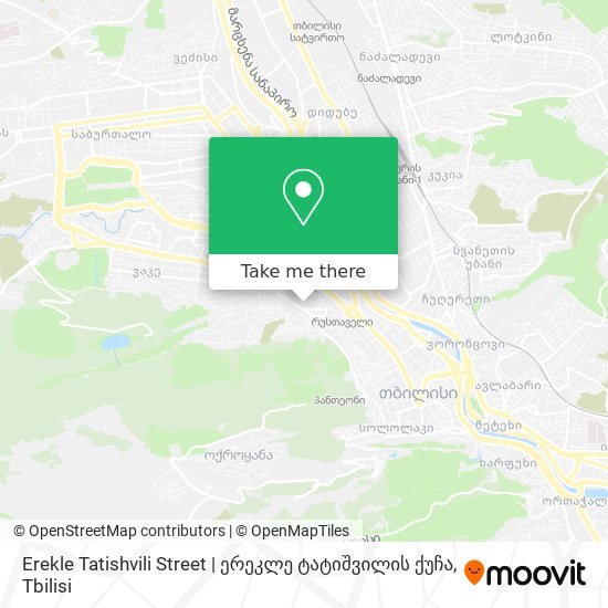 Erekle Tatishvili Street | ერეკლე ტატიშვილის ქუჩა map