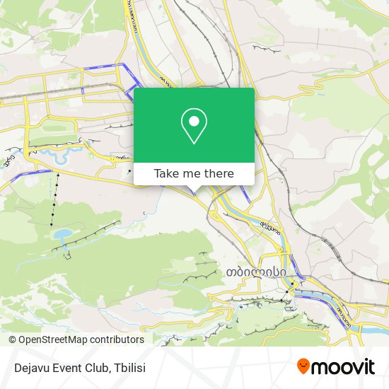 Dejavu Event Club map