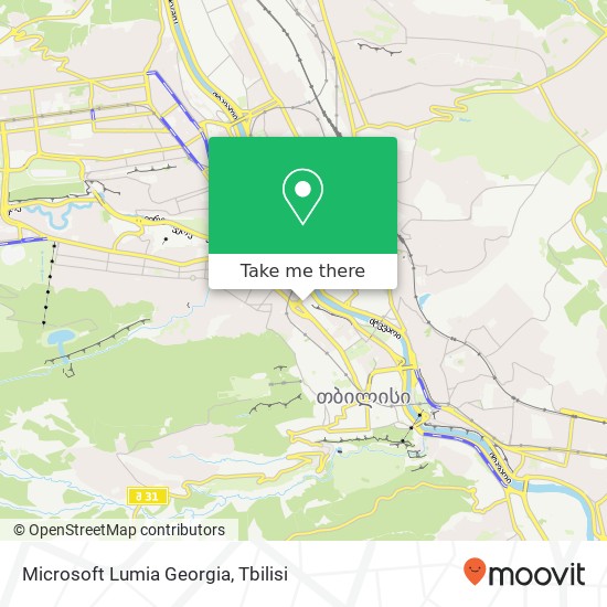 Microsoft Lumia Georgia map