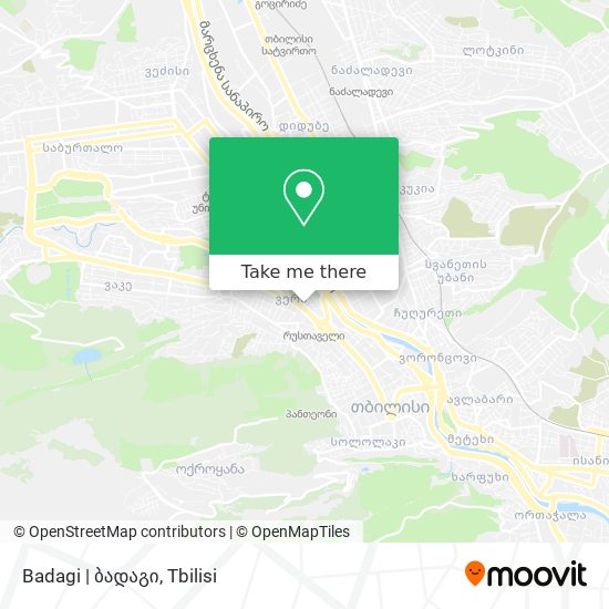 Badagi | ბადაგი map
