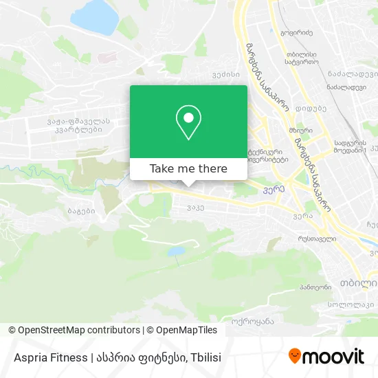 Aspria Fitness | ასპრია ფიტნესი map