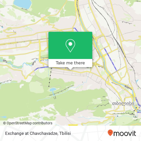 Exchange at Chavchavadze map