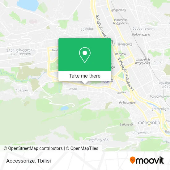 Карта Accessorize