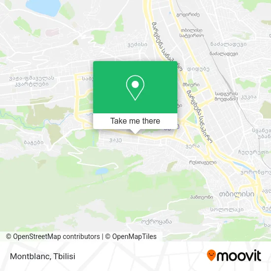 Карта Montblanc