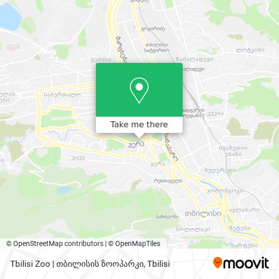 Карта Tbilisi Zoo | თბილისის ზოოპარკი