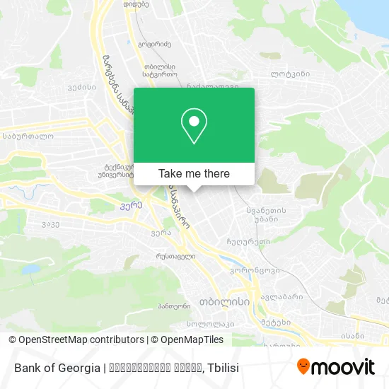 Bank of Georgia | საქართველოს ბანკი map