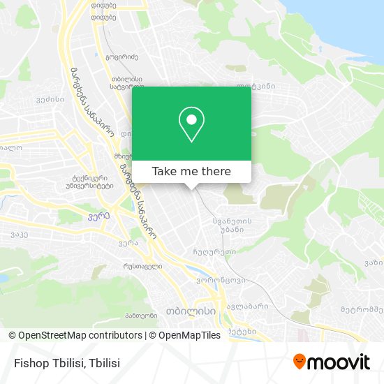 Fishop Tbilisi map