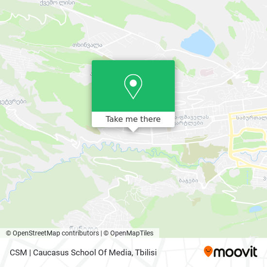 CSM | Caucasus School Of Media map