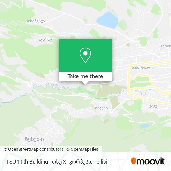 TSU 11th Building | თსუ XI კორპუსი map